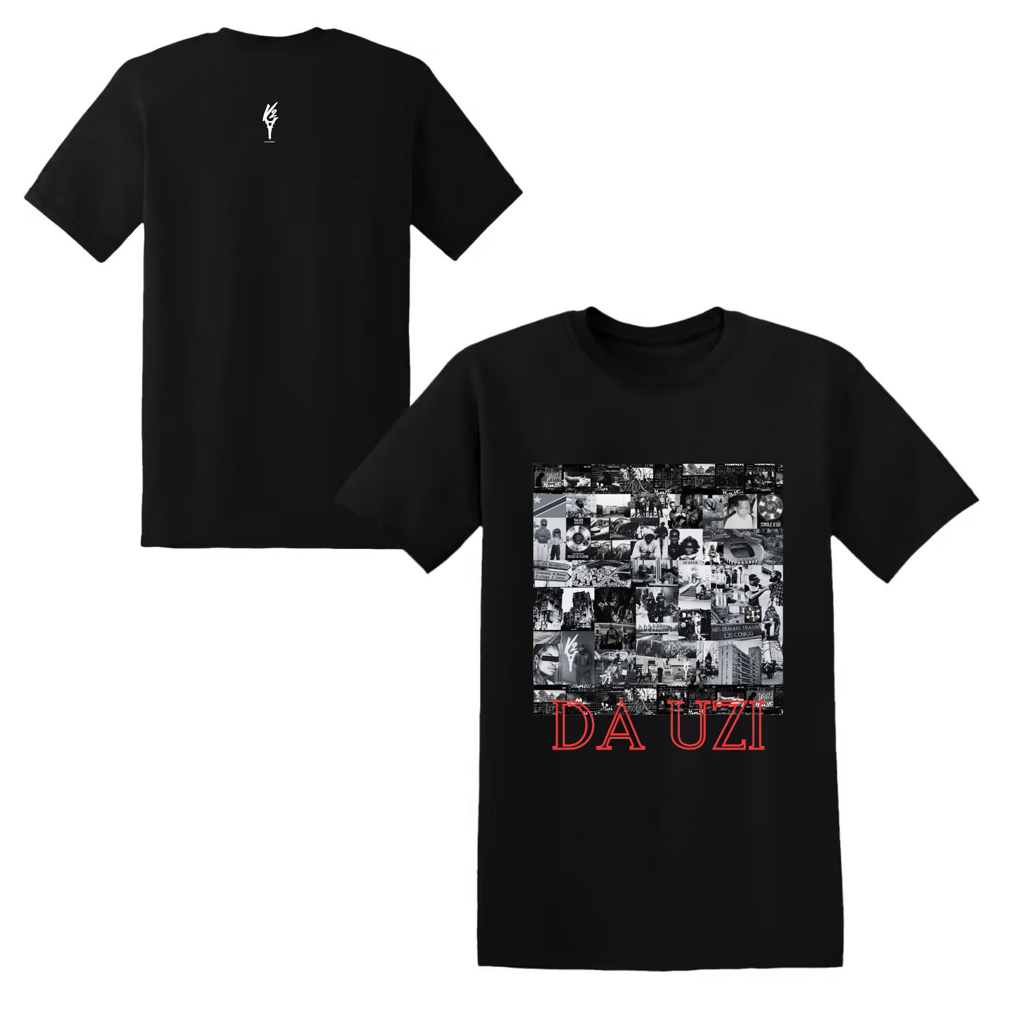 T-shirt Noir DA Uzi