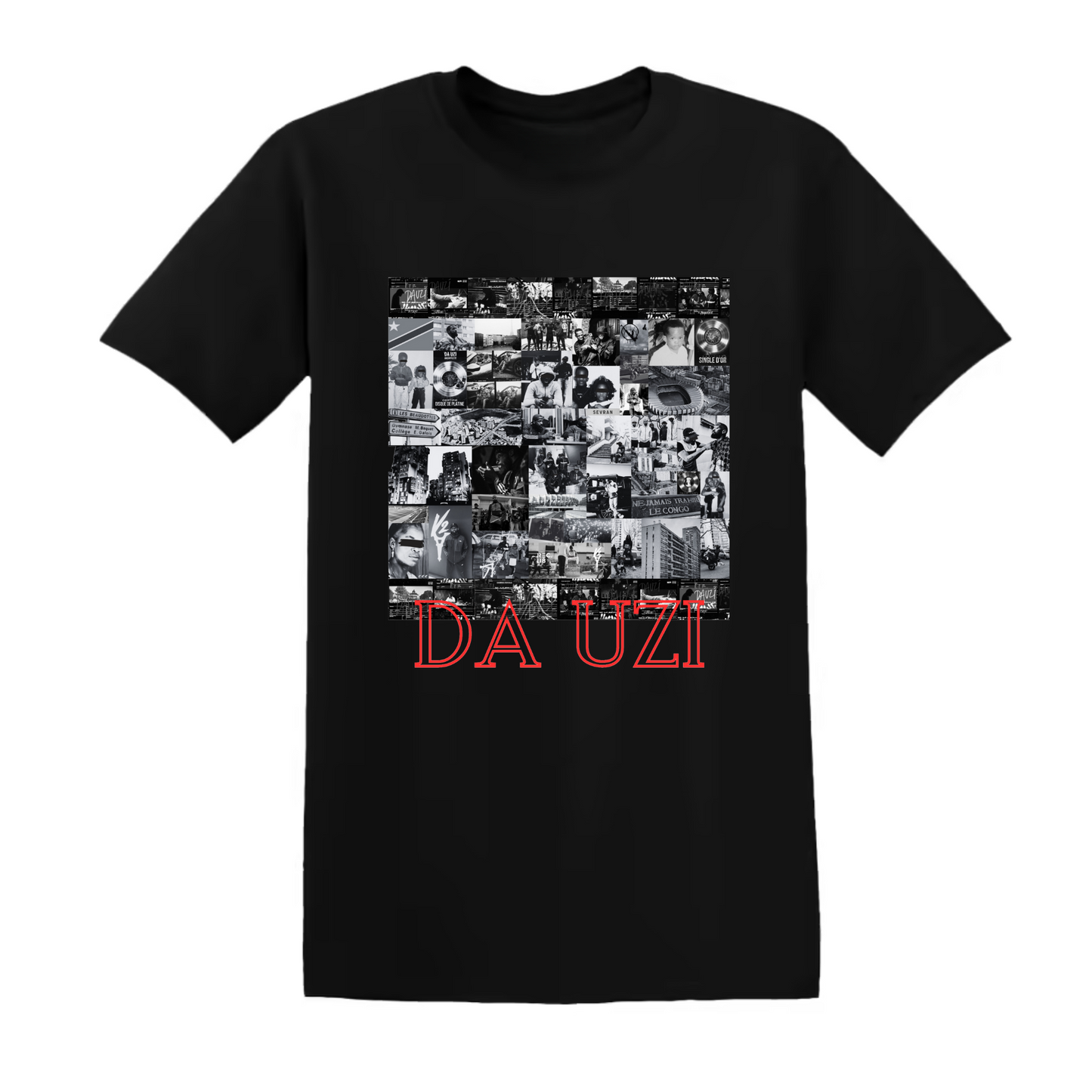 T-shirt Noir DA Uzi