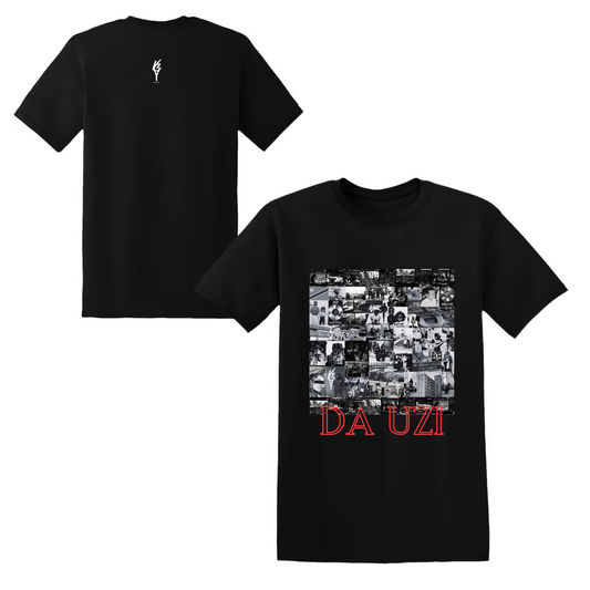 T-shirt  Noir DA Uzi