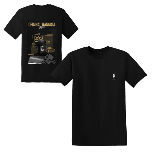 T-shirt Noir Original Gangsta