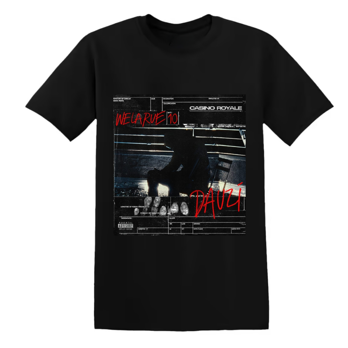 T-shirt Noir We la rue
